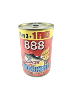 888 Mackerel in Oil — 425g