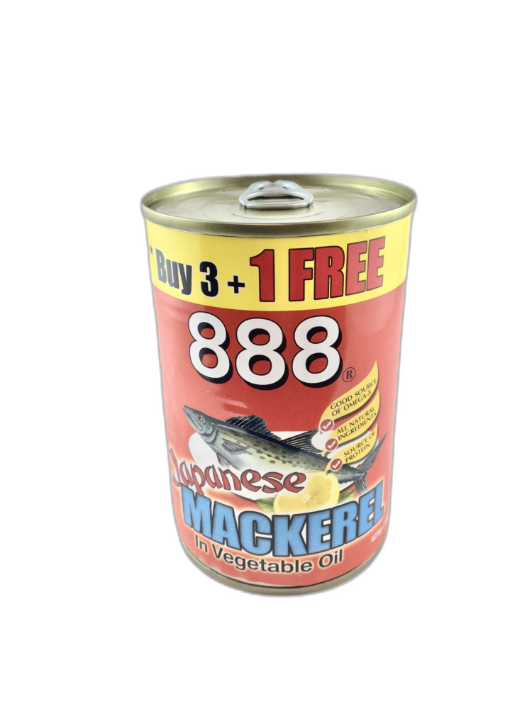 888 Mackerel in Oil — 425g