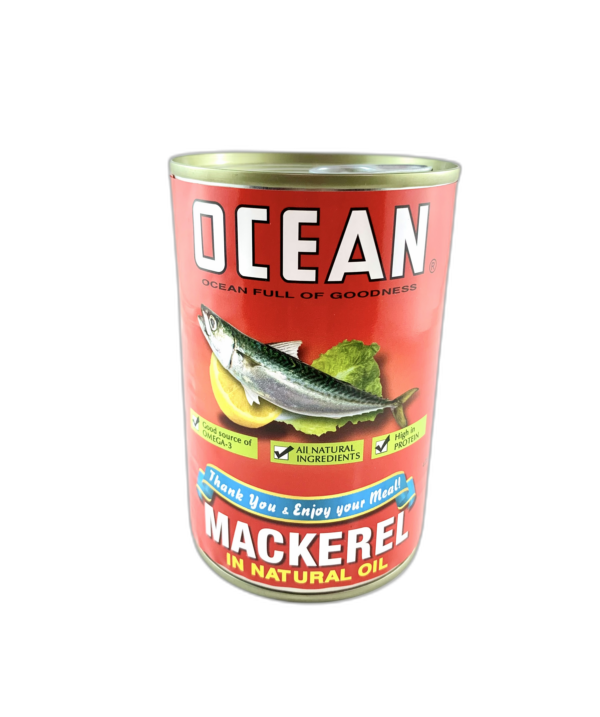 OCEAN Red Mackerel in Oil — 425g