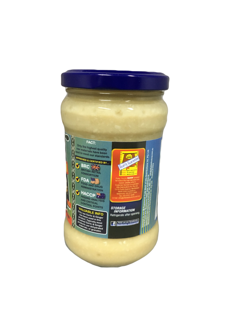 Pacific Premium Crushed Garlic & Ginger Mix Paste — 300g